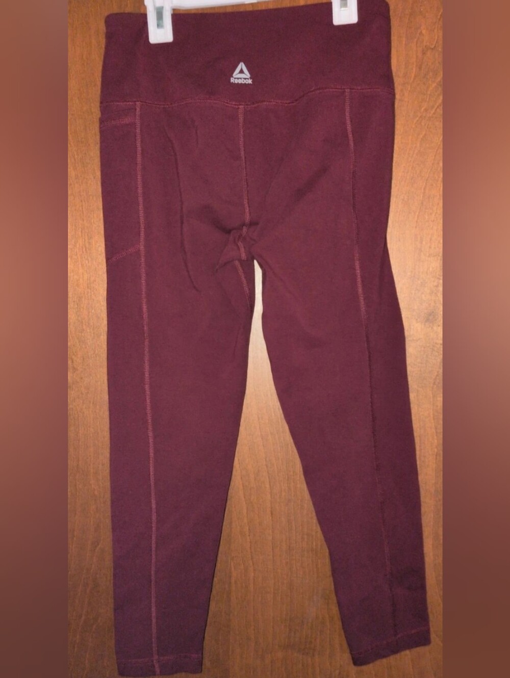 Reebok Maroon Performance Leggings